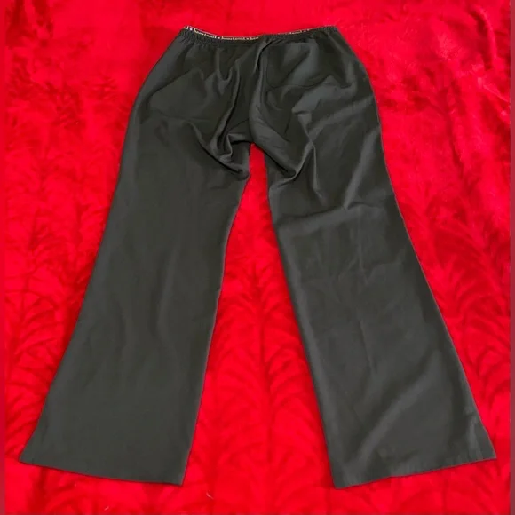 Medium Black HeartSoul Scrub pants Perfect Condition Like New & super Comfy Cute - Picture 7 of 8